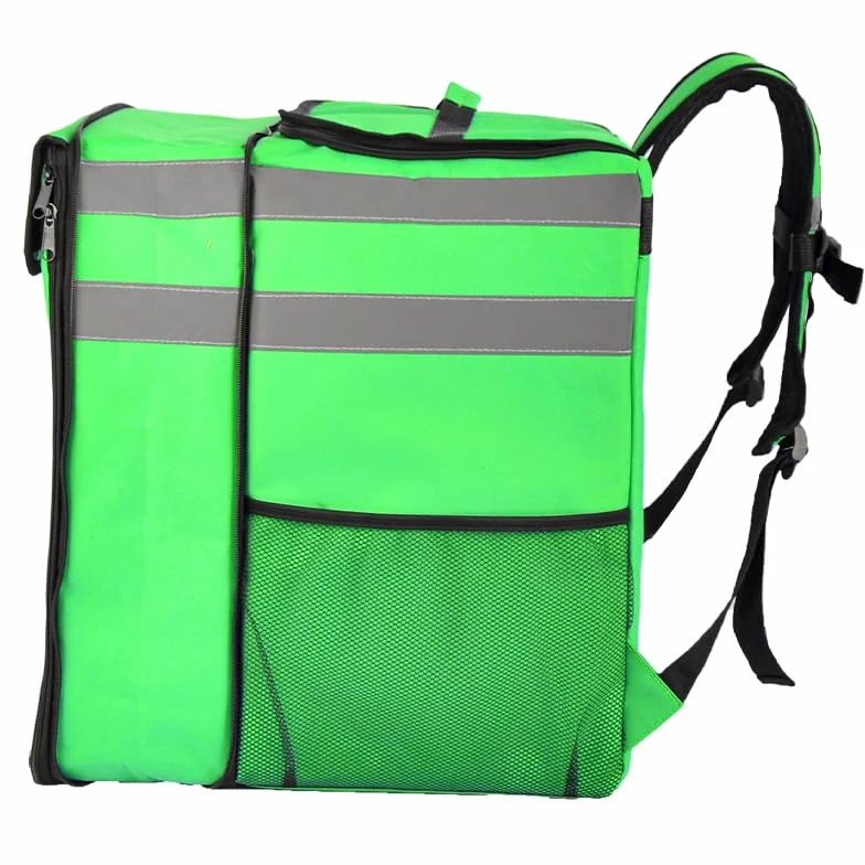 Delivery Bag Store Borsa per consegna telescopica da 89 litri per Uber Eats Zaino per consegna cibo isolato con funzionalità espandibile Borsa termica per pizza idrorepellente Bagpack