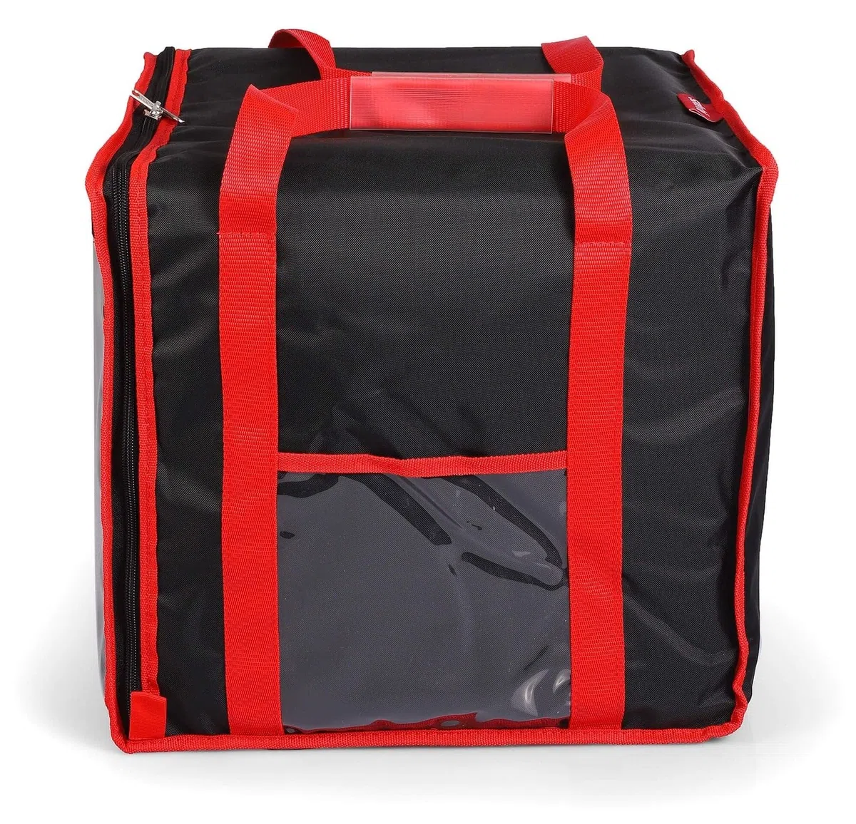 safemi Borsa Termica Porta Pizze da Asporto 8/10 Cartoni Express 10 Nera e Rossa