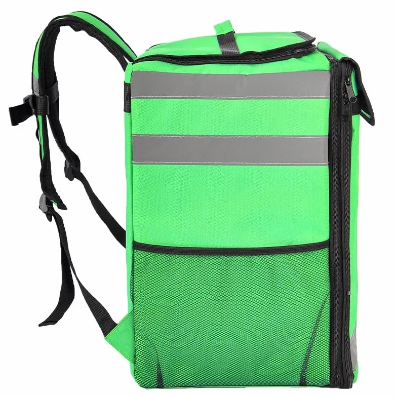 Delivery Bag Store Borsa per consegna telescopica da 89 litri per Uber Eats Zaino per consegna cibo isolato con funzionalità espandibile Borsa termica per pizza idrorepellente Bagpack