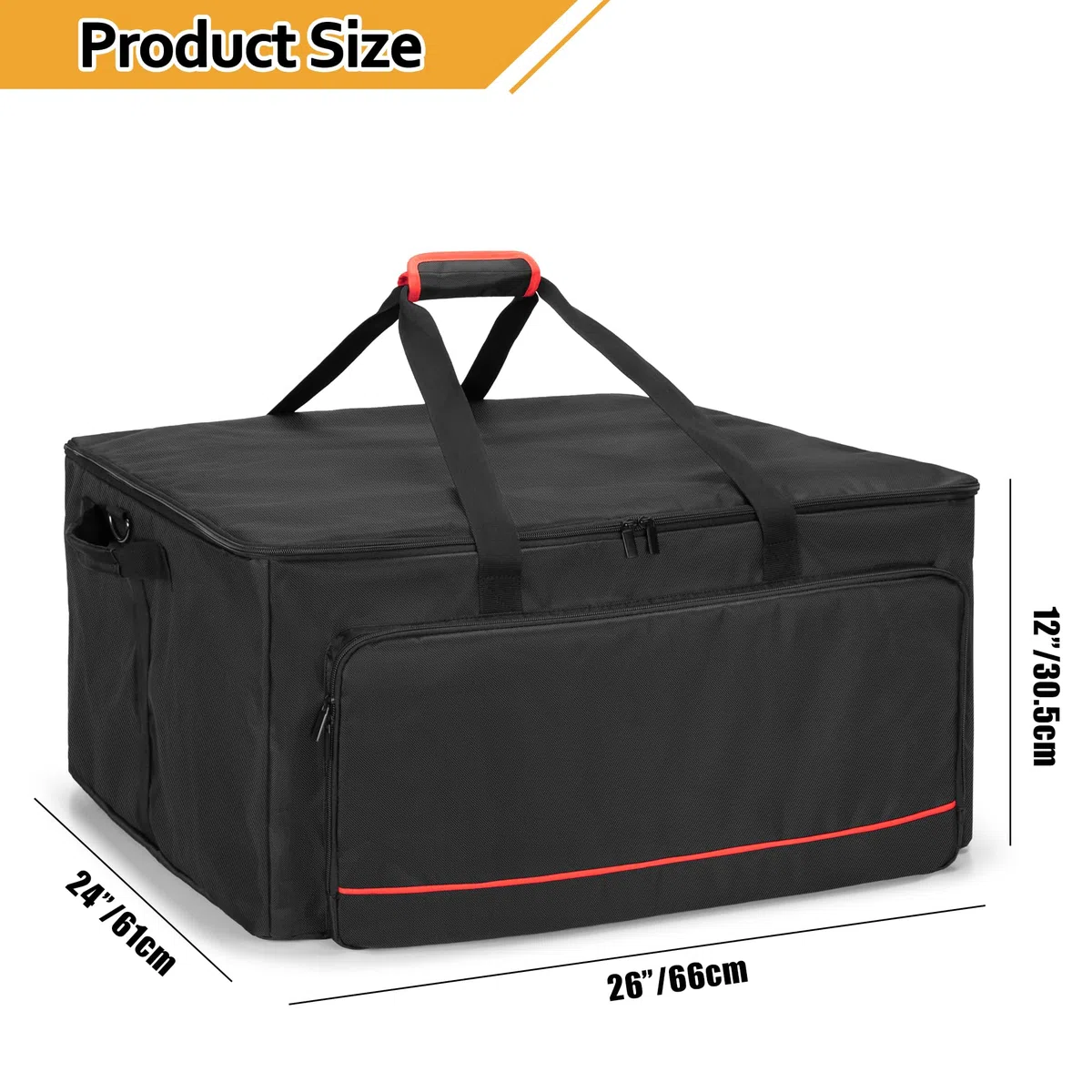 HODRANT Borsa da Forno per Pizza Portatile Compatibile con il Forno per Pizza a Gas Ooni Koda 16, Copertura per Forno per Pizza da Esterno con Tracolla per Accessori per Forno per Pizza (Solo Borsa)