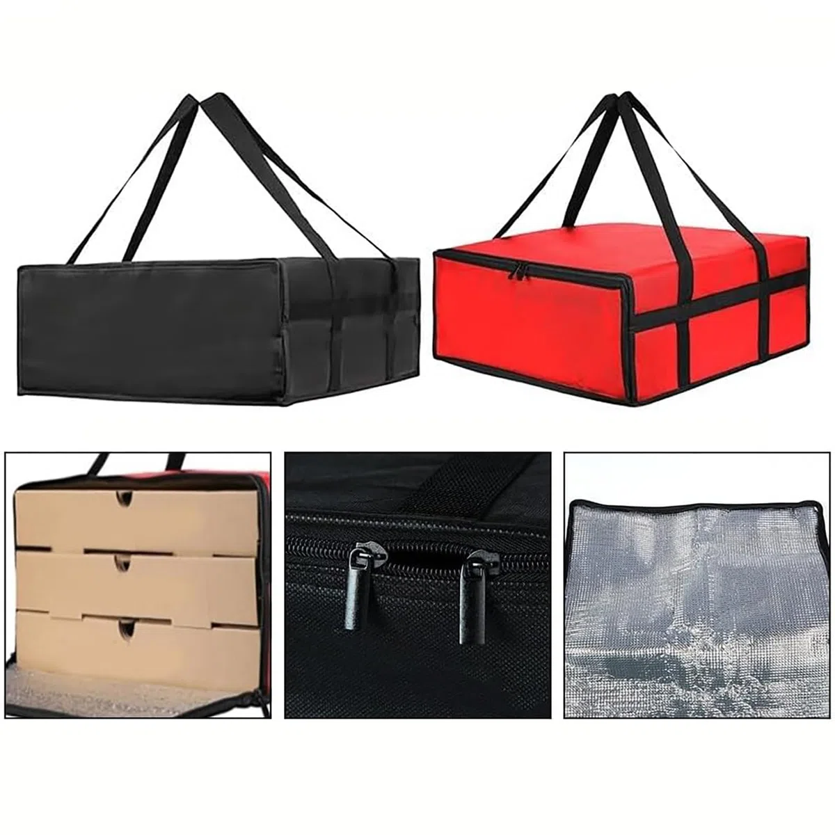 Borsa Termica Pizza, Borsa Scaldapizza, Grande Borsa Termica per Pizza, Borsa Termica Pieghevole, Borsa Termica Pizza Asporto, per Picnic All'Aperto