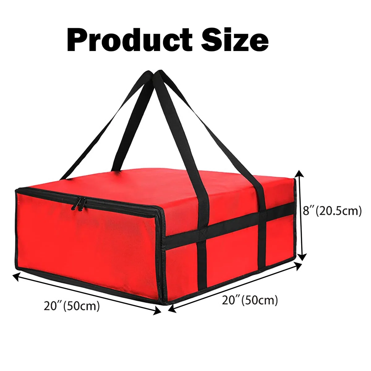 Borsa Termica Pizza, Borsa Scaldapizza, Grande Borsa Termica per Pizza, Borsa Termica Pieghevole, Borsa Termica Pizza Asporto, per Picnic All'Aperto