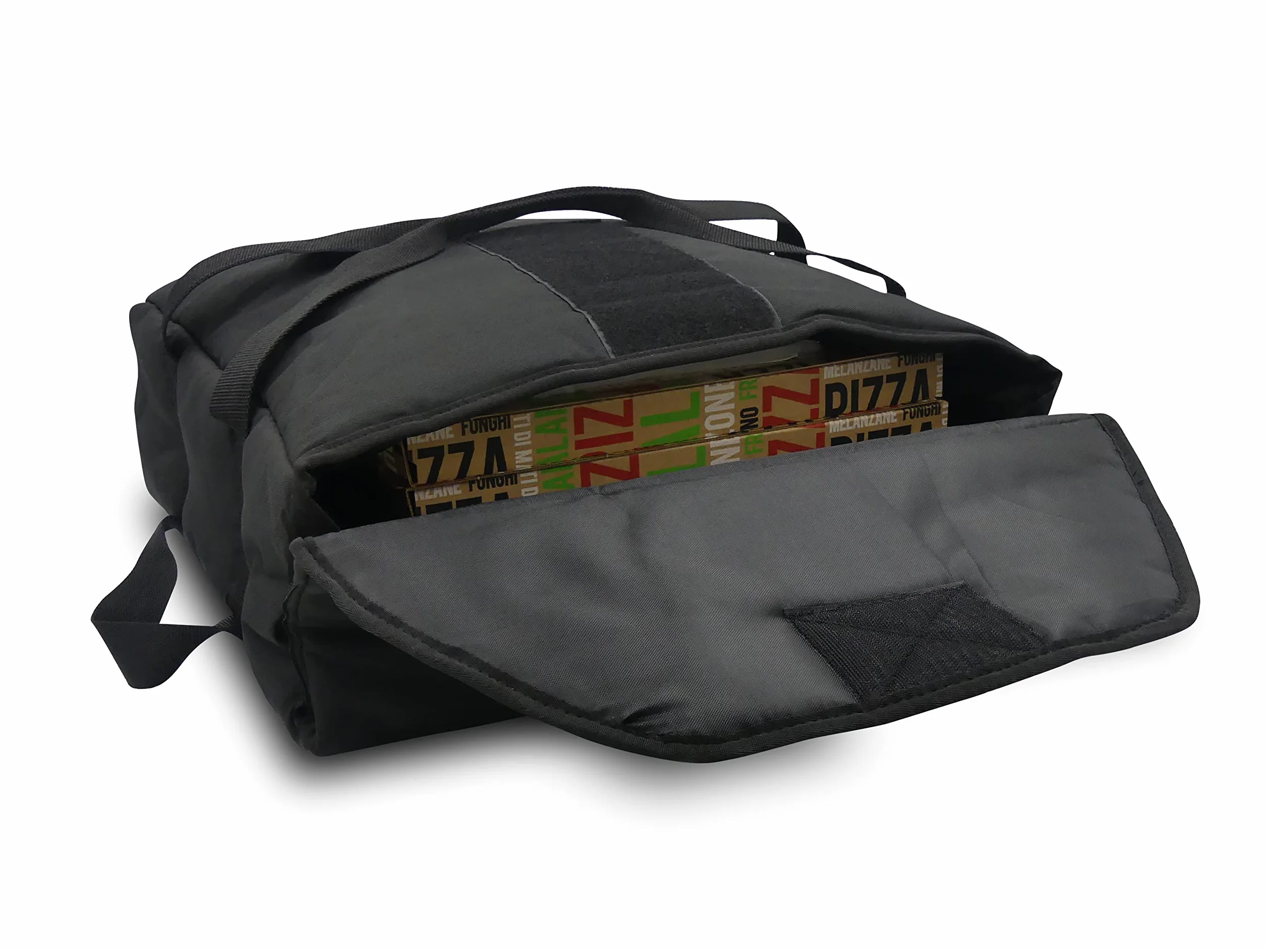 Let's GO By G.O. srl - Borsa termica porta pizze - misura 48x48x21 cm - capienza massima 6 pizze - La borsa si chiude in modo ermetico con tre comodi strappi frontali -