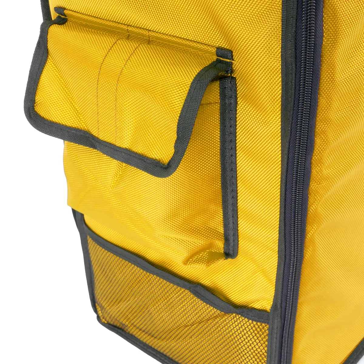 Zaino isotermico 35 x 49 x 25 cm, giallo per piatti cotti e spedizioni di ordini alimentari