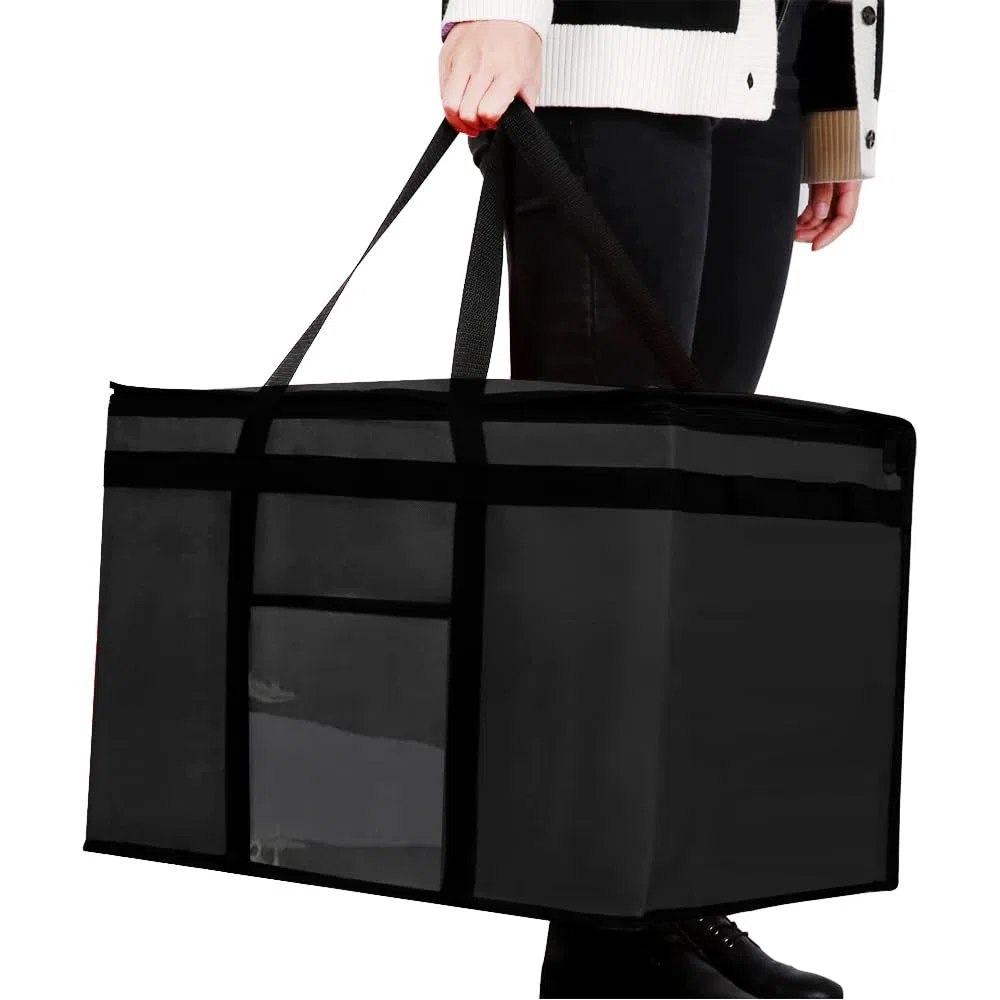 Delivery Bag Store Borsa per Consegna e Trasporto Pizza: Cabilock Borsa Termica per Pizza, Borsa Termica per Pizza da Asporto, Pieghevole di Grande Capacità, Sacchetto Termico