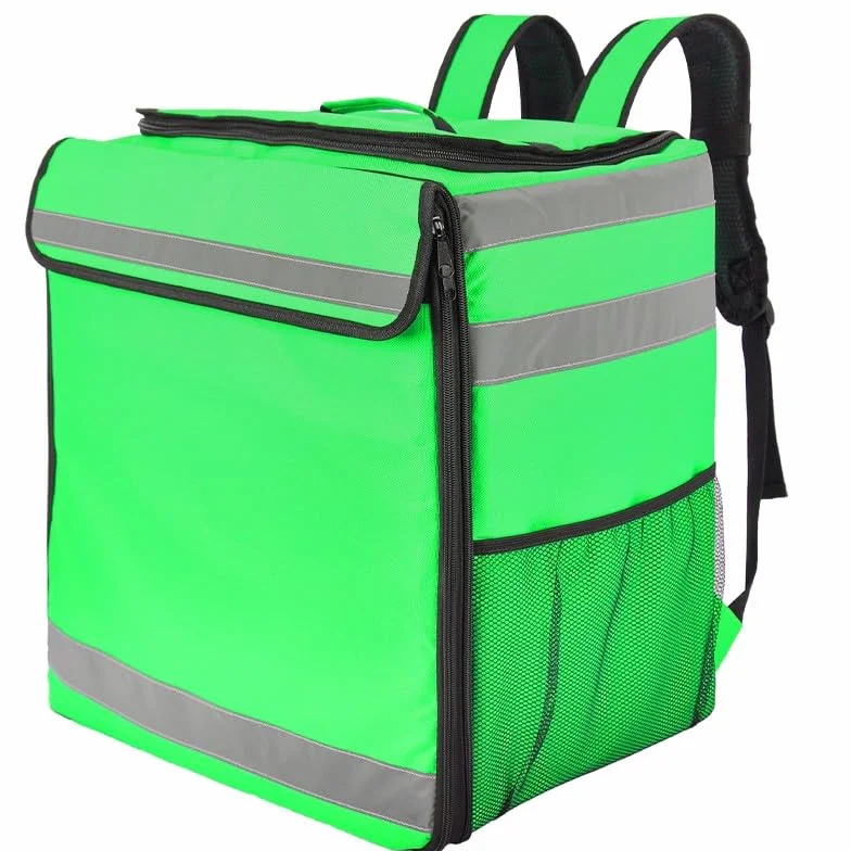 Delivery Bag Store Borsa per consegna telescopica da 89 litri per Uber Eats Zaino per consegna cibo isolato con funzionalità espandibile Borsa termica per pizza idrorepellente Bagpack